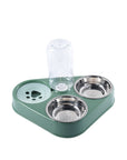 3in1 Pet Food Bowl with Automatic Drinking Feeder